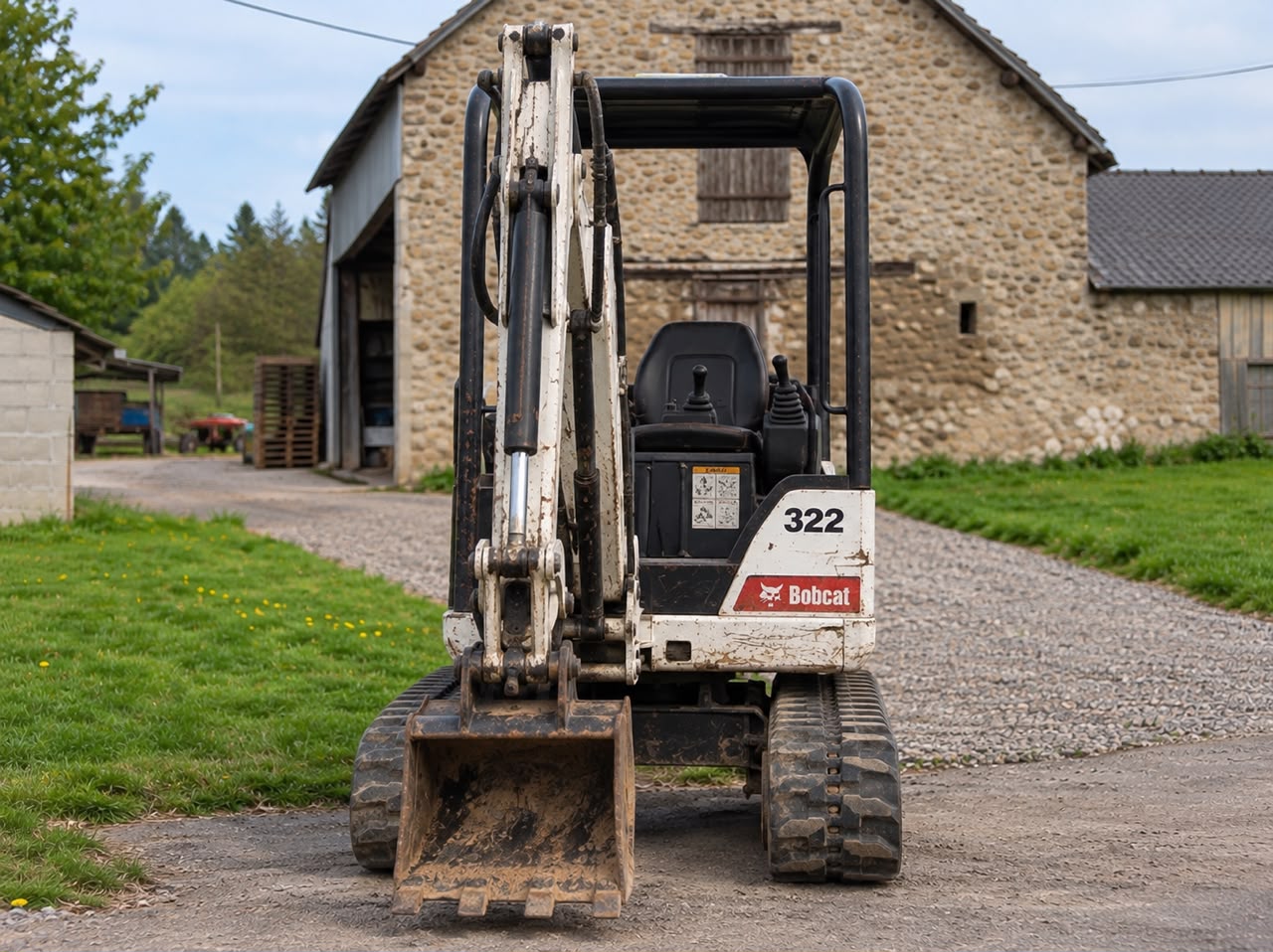 Bobcat 322 – Mini-Bagger gebraucht